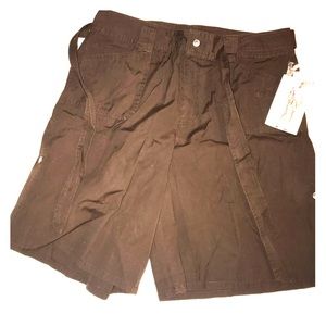 White stag brown shorts